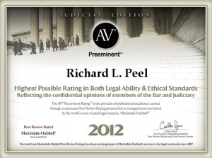 AV Preeminent Richard L. Peel 2012