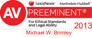 AV Preeminent 2013 - Michael W. Brimley
