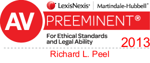 AV Preeminent 2013 - Richard L. Peel